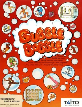 Bubble Bobble box cover front